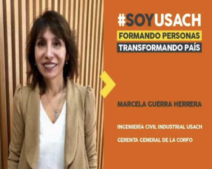 Marcela Guerra Herrera, usachina y primera mujer en asumir la gerencia general de Corfo