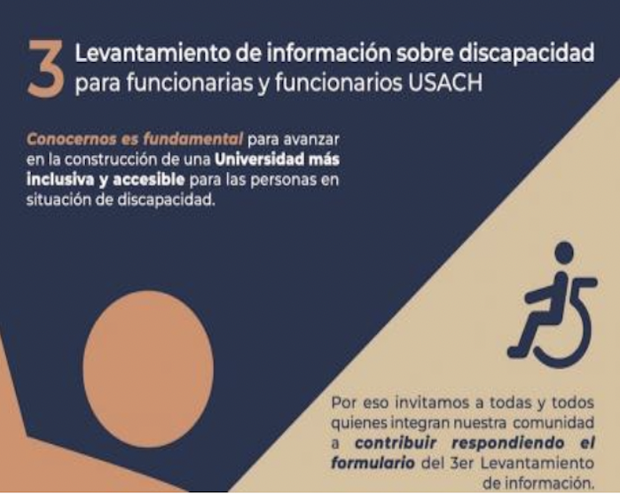 Desarrollo de Personas invita a participar en Tercer Levantamiento de Información sobre Discapacidad para funcionarias/os