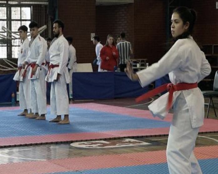 Usach junto a otras cuatro universidades fueron protagonistas de torneo Fenaude de Karate