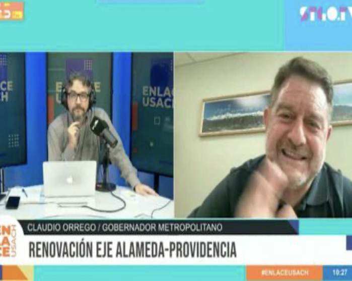 Claudio Orrego y limpieza de fachadas del eje Alameda-Providencia: “esperamos 9 años por este momento”