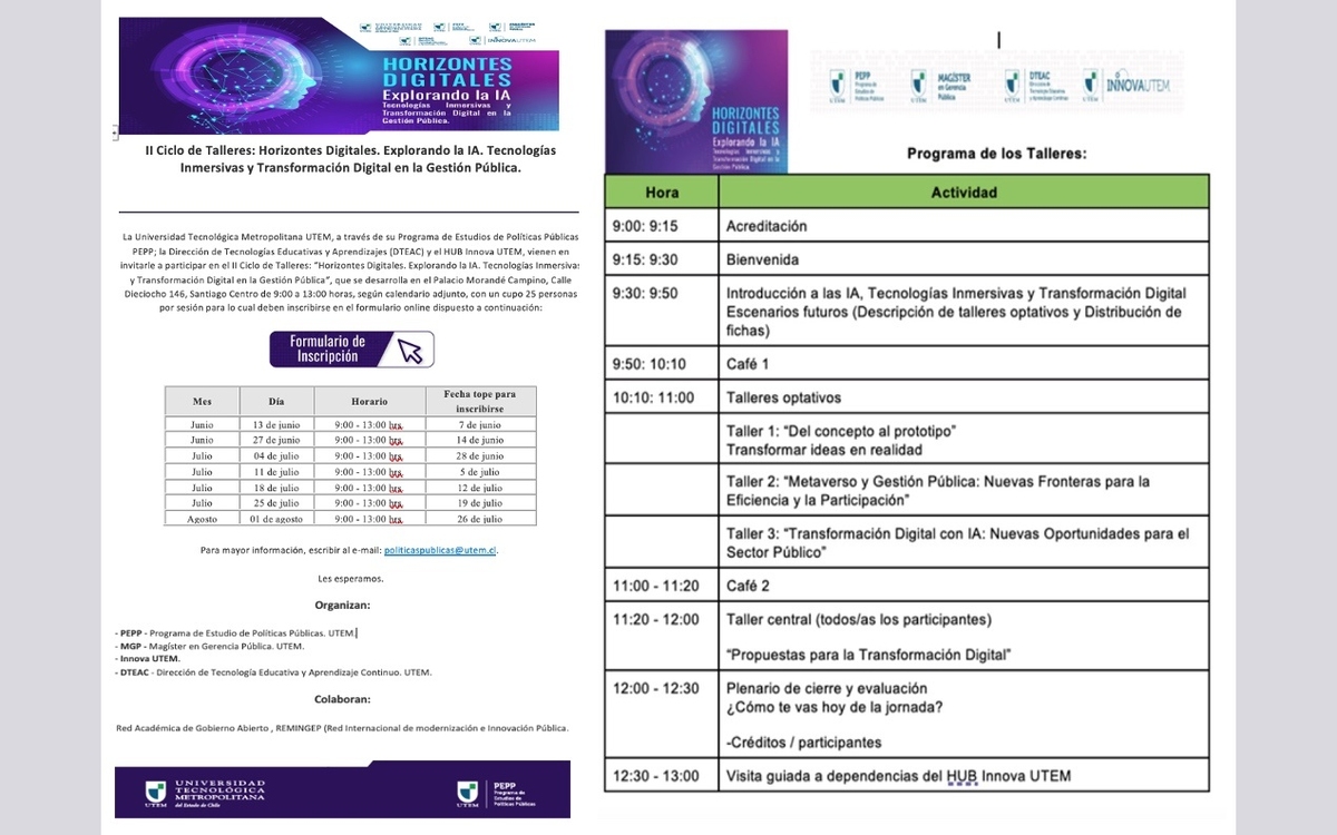 DPE participa en Taller de Horizontes Digitales 2024 “IA, Tecnologías Inmersivas y Transformación Digital en el Estado”